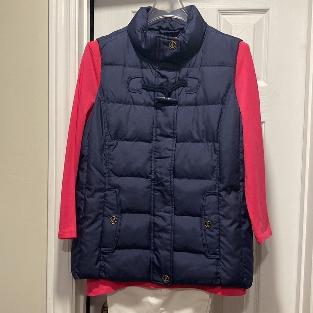 Princess Cruises Women's Sleeveless Puffer Vest Dark Marine Blue - Size M NWOT